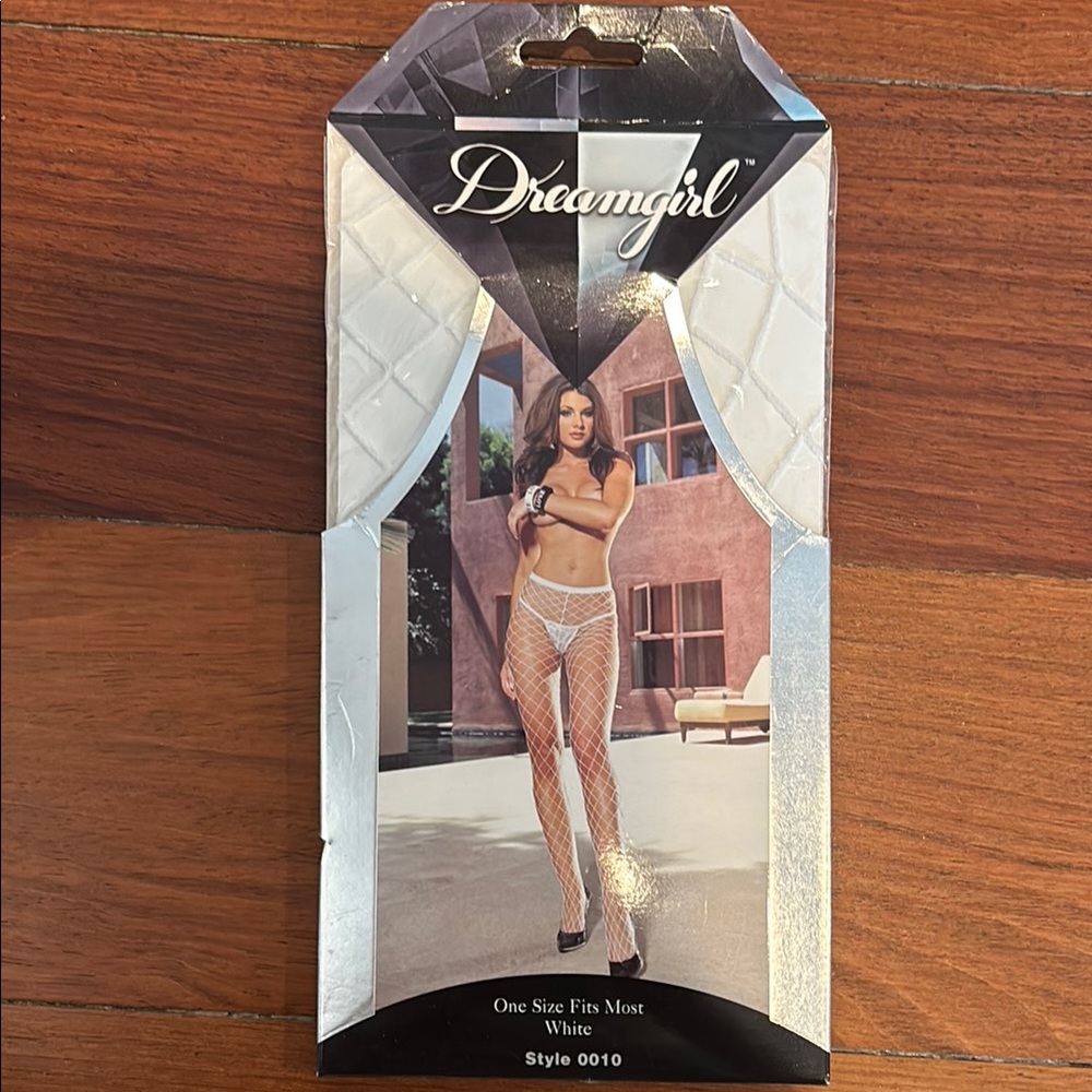 Dreamgirl White Fishnet Lingerie